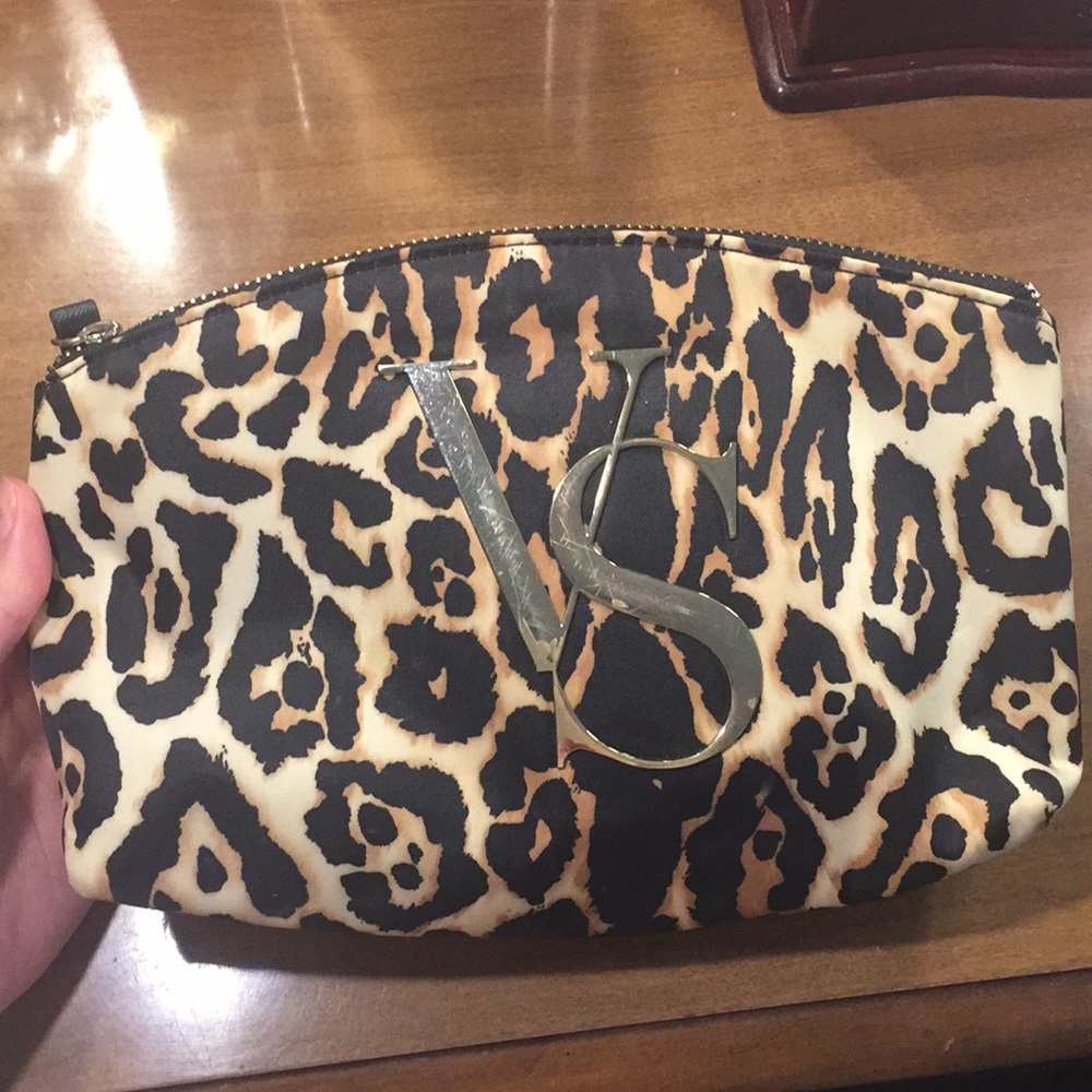 Cheetah Print Victoria's Secret Make Up Bag